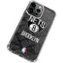 NBA Brooklyn Nets Dark Rust iPhone 15 Pro Clear Case